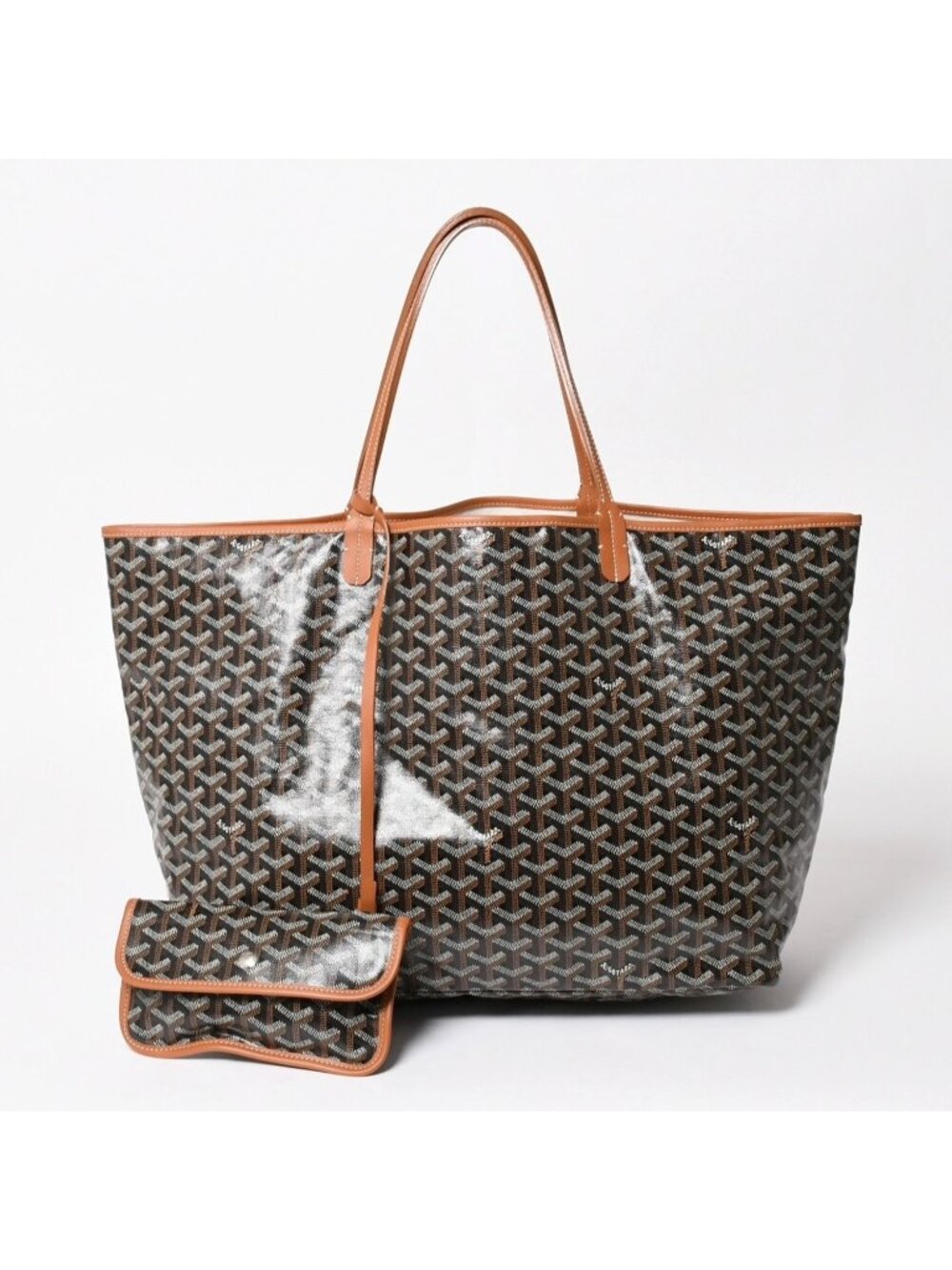 Goyard Saint Louis GM Brown Tote Bag